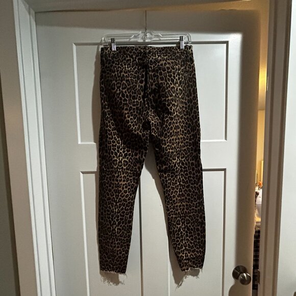 Black Orchard Carmen Cheetah Print Jeans - Picture 3 of 11